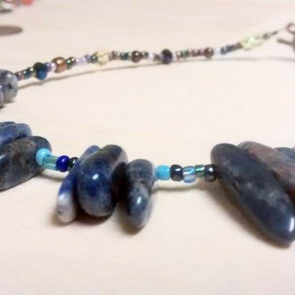 Handmade Semi-Precious Stone Anklet - Picture 3 of 3